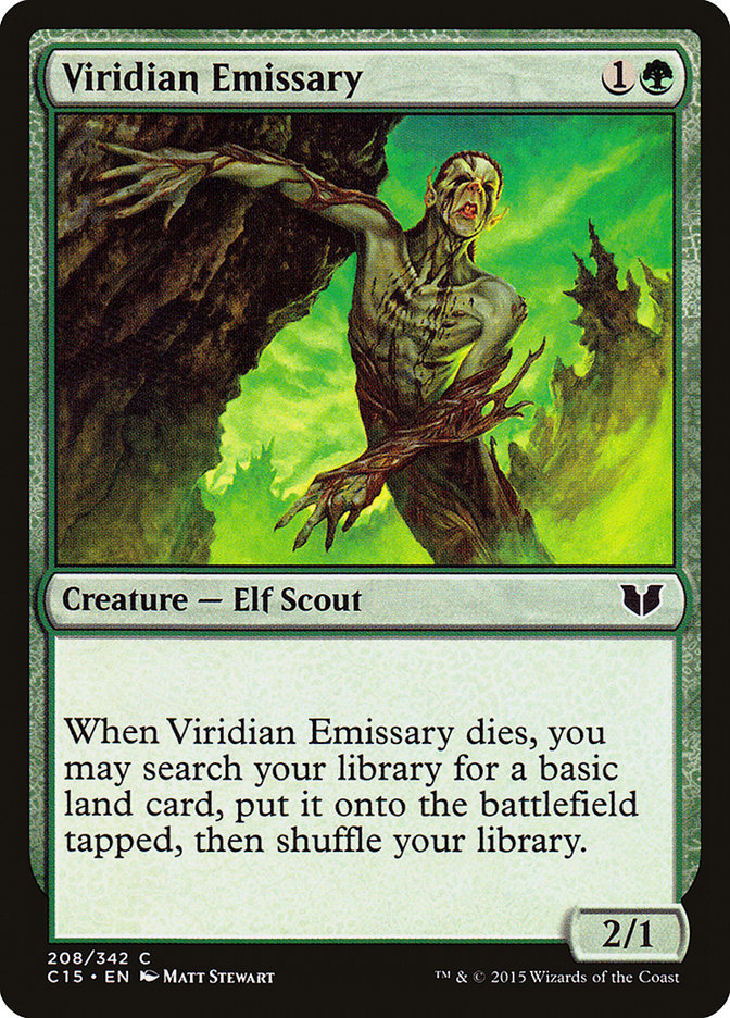 Viridian Emissary [Commander 2015] | Red Riot Games CA