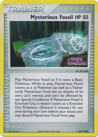 Mysterious Fossil (92/110) (Stamped) [EX: Holon Phantoms] | Red Riot Games CA