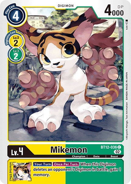 Mikemon [BT12-036] [Across Time] | Red Riot Games CA
