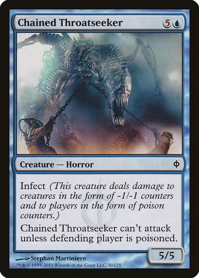Chained Throatseeker [New Phyrexia] | Red Riot Games CA