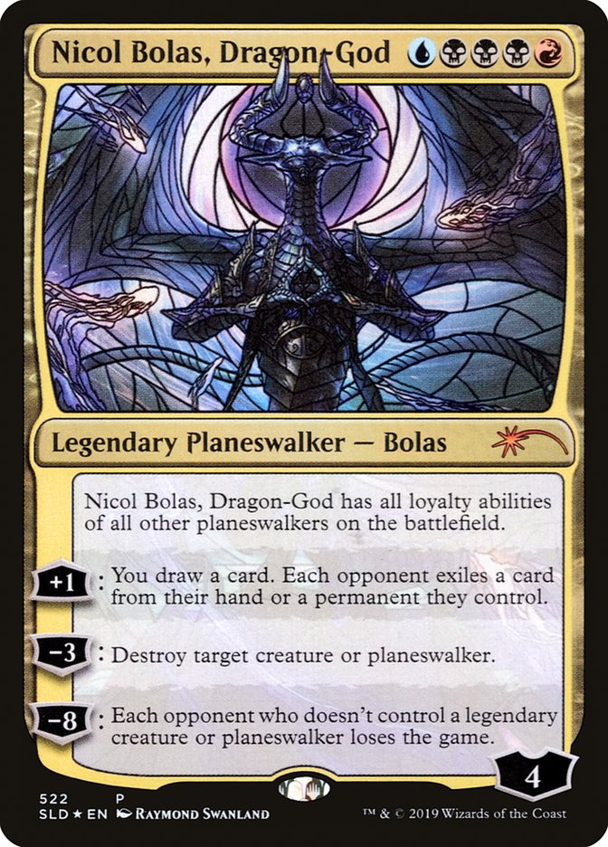 Nicol Bolas, Dragon-God (Stained Glass) [Secret Lair Drop Promos] | Red Riot Games CA