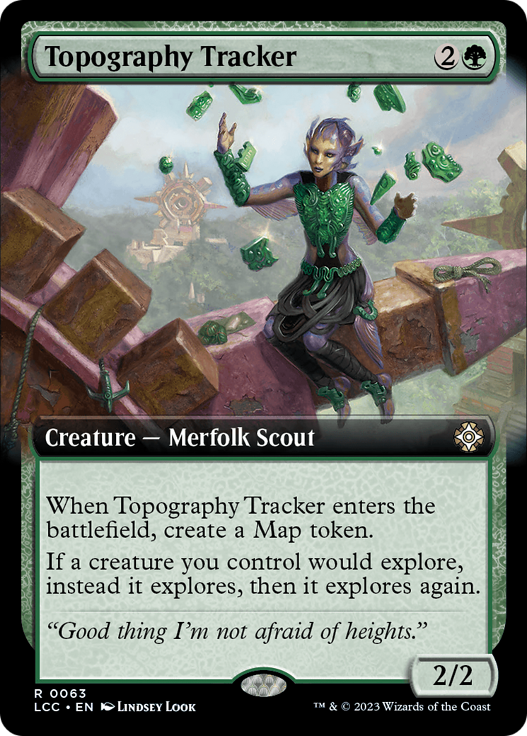 Topography Tracker (Extended Art) [The Lost Caverns of Ixalan Commander] | Red Riot Games CA