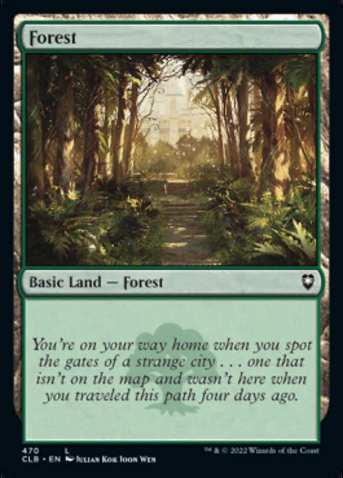 Forest (470) [Commander Legends: Battle for Baldur's Gate] | Red Riot Games CA