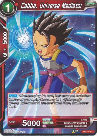Cabba, Universe Mediator (TB1-011) [The Tournament of Power] | Red Riot Games CA