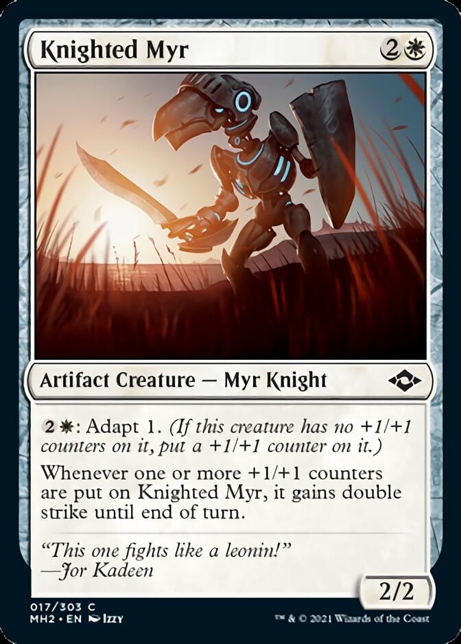 Knighted Myr [Modern Horizons 2] | Red Riot Games CA