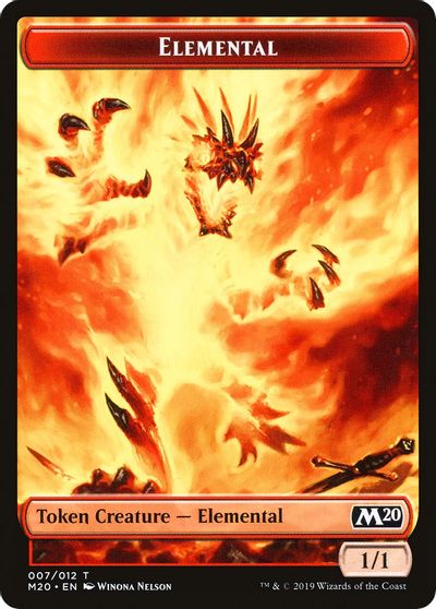 Elemental // Satyr Double-Sided Token [Challenger Decks 2020 Tokens] | Red Riot Games CA