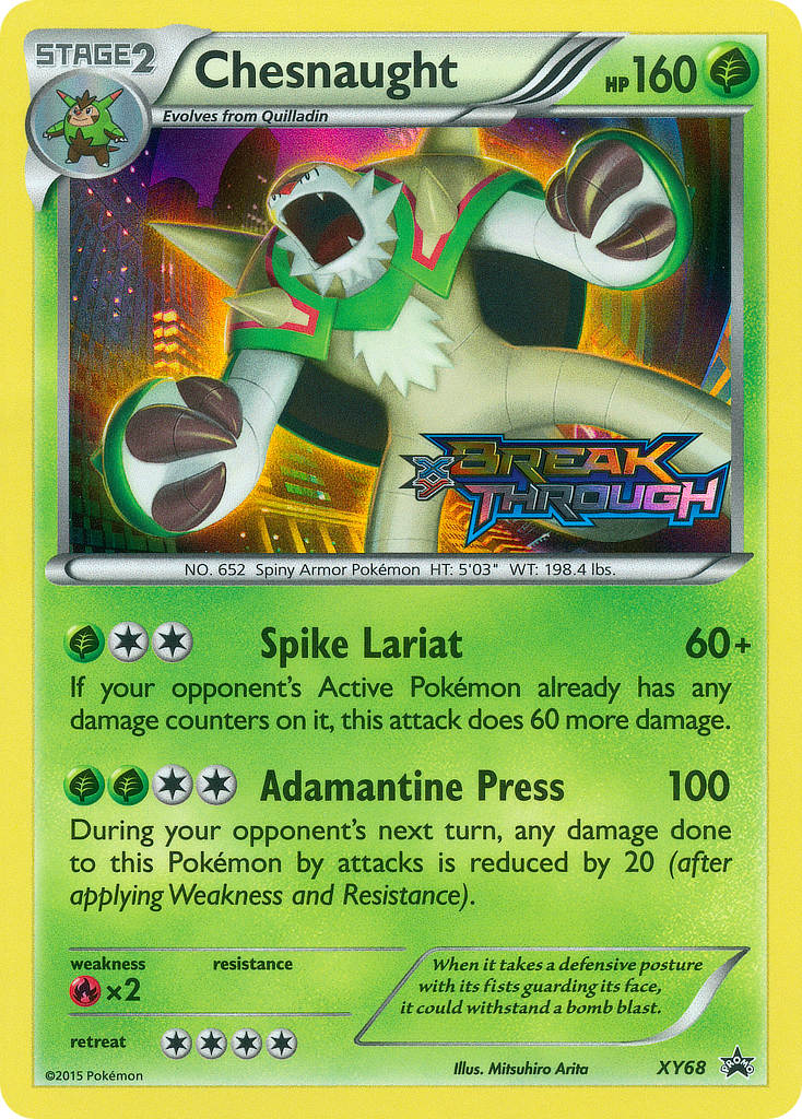 Chesnaught (XY68) [XY: Black Star Promos] | Red Riot Games CA