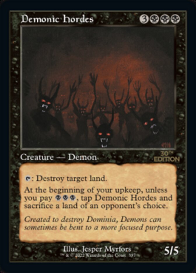 Demonic Hordes (Retro) [30th Anniversary Edition] | Red Riot Games CA