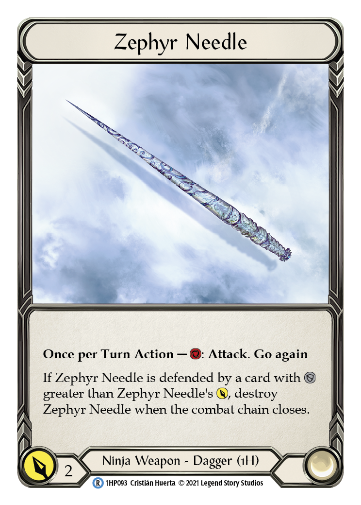 Zephyr Needle (Left) [1HP093] (History Pack 1) | Red Riot Games CA