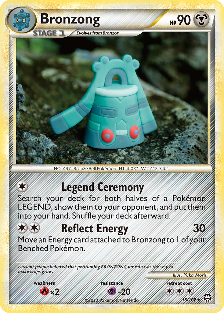 Bronzong (15/102) [HeartGold & SoulSilver: Triumphant] | Red Riot Games CA