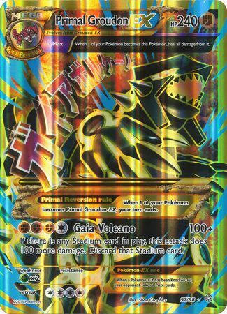 Primal Groudon EX (97/98) (Jumbo Card) [XY: Ancient Origins] | Red Riot Games CA