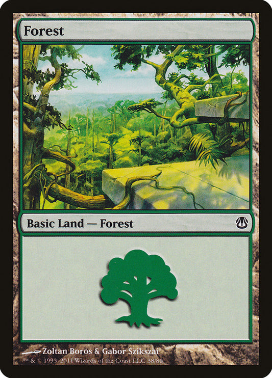 Forest (38) [Duel Decks: Ajani vs. Nicol Bolas]