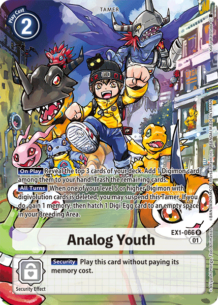 Analog Youth [EX1-066] (Alternate Art) [Classic Collection] | Red Riot Games CA