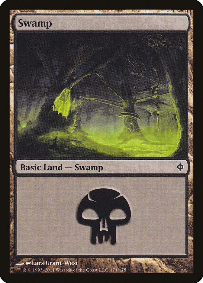 Swamp (171) [New Phyrexia] | Red Riot Games CA