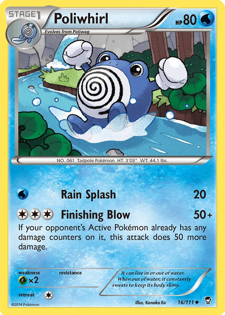 Poliwhirl (16/111) [XY: Furious Fists] | Red Riot Games CA