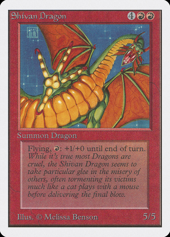 Shivan Dragon [Unlimited Edition] | Red Riot Games CA