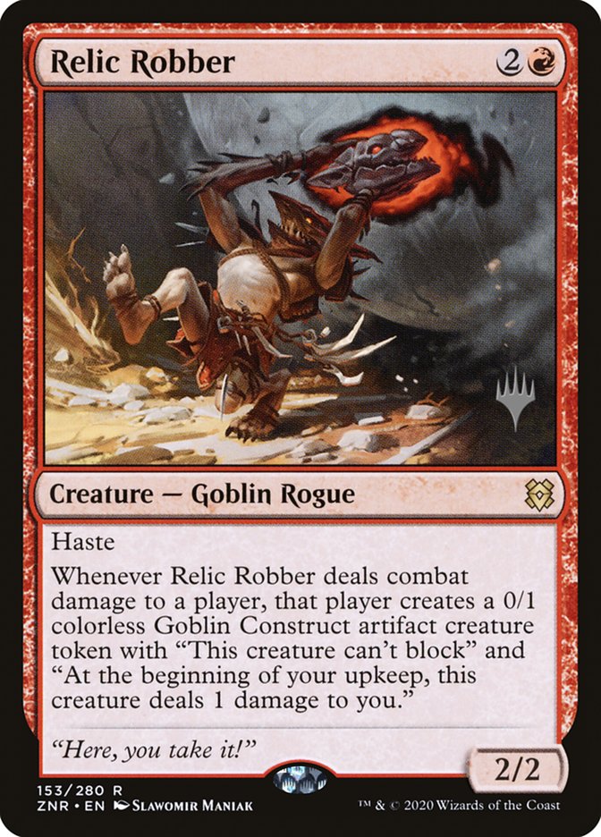Relic Robber (Promo Pack) [Zendikar Rising Promos] | Red Riot Games CA