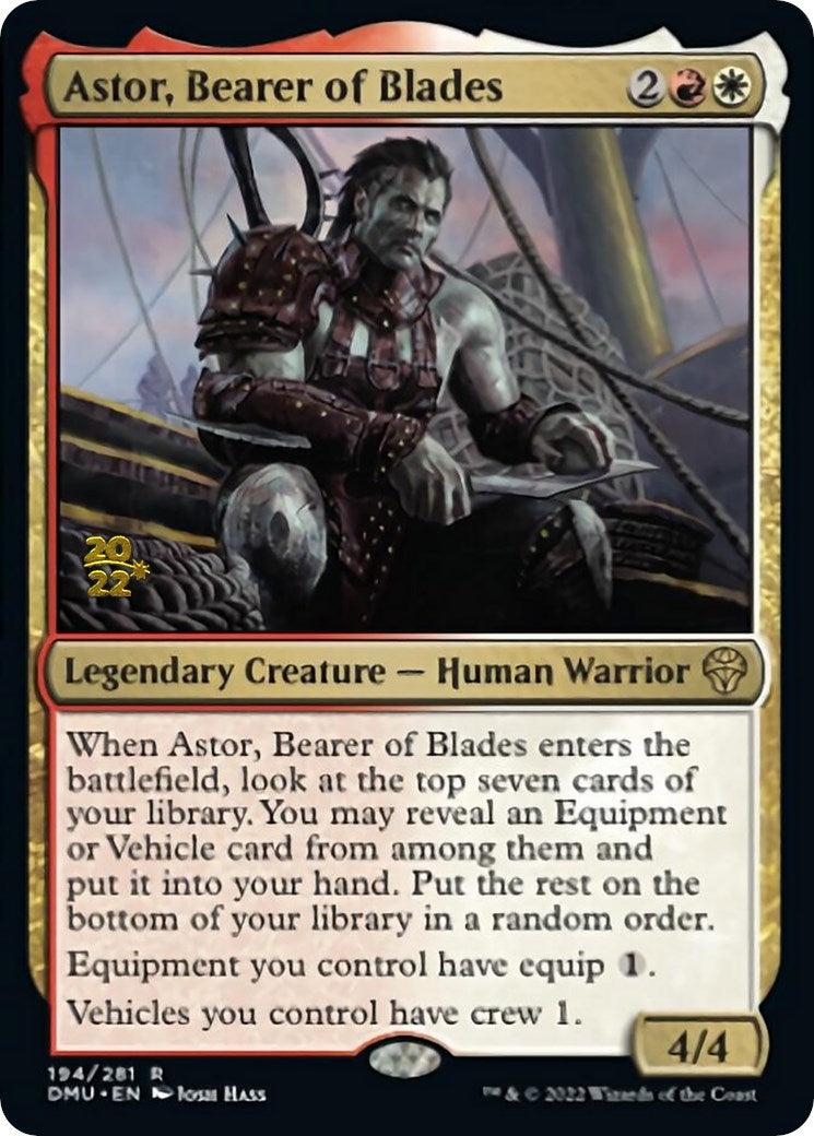 Astor, Bearer of Blades [Dominaria United Prerelease Promos] | Red Riot Games CA