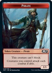Pirate // Weird Double-Sided Token [Core Set 2021 Tokens] | Red Riot Games CA