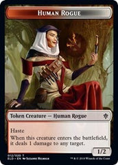 Human Rogue // Food (18) Double-Sided Token [Throne of Eldraine Tokens] | Red Riot Games CA