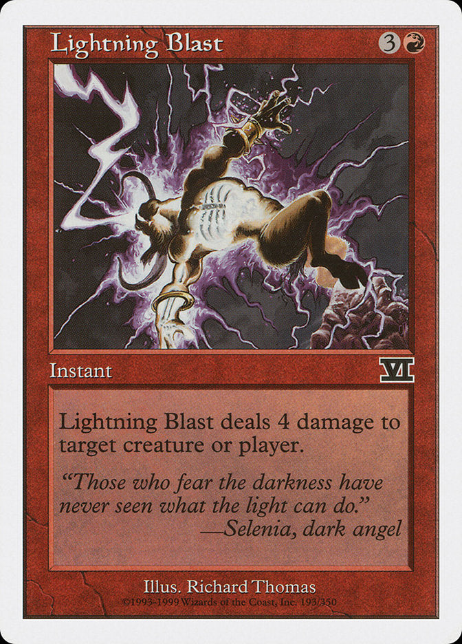 Lightning Blast [Classic Sixth Edition] | Red Riot Games CA