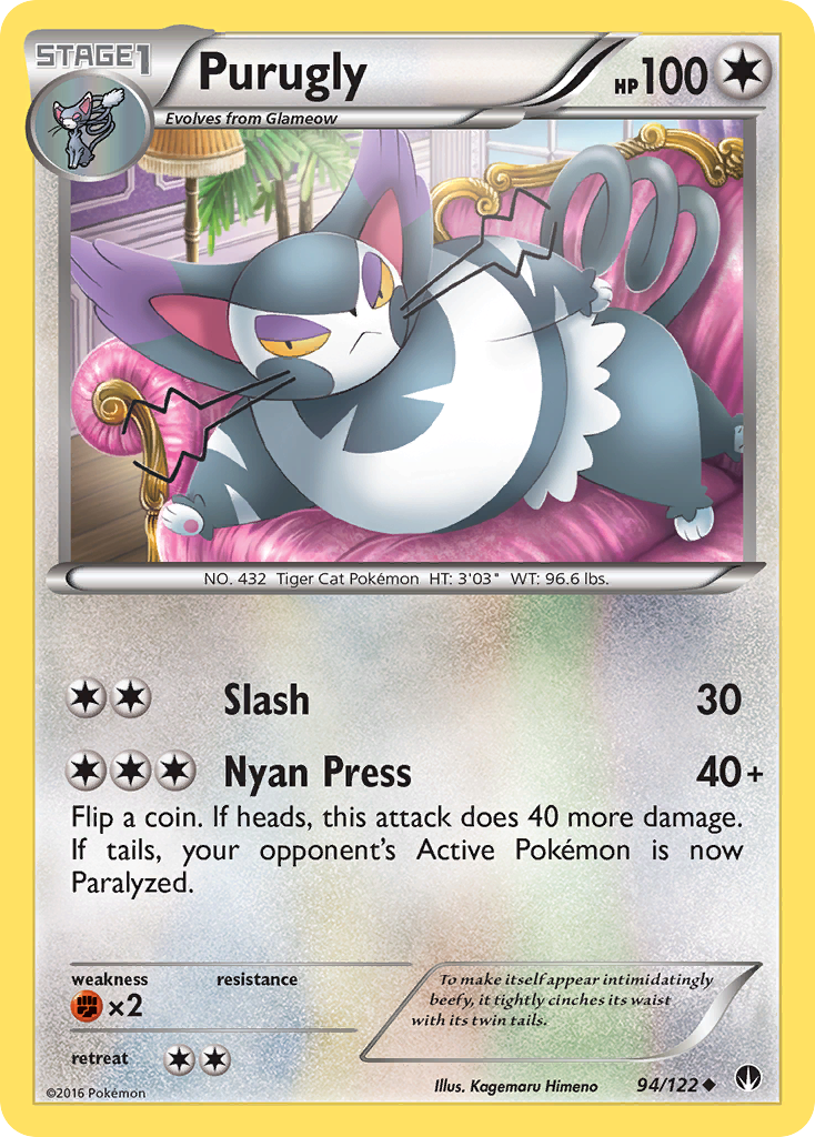 Purugly (94/122) [XY: BREAKpoint] | Red Riot Games CA