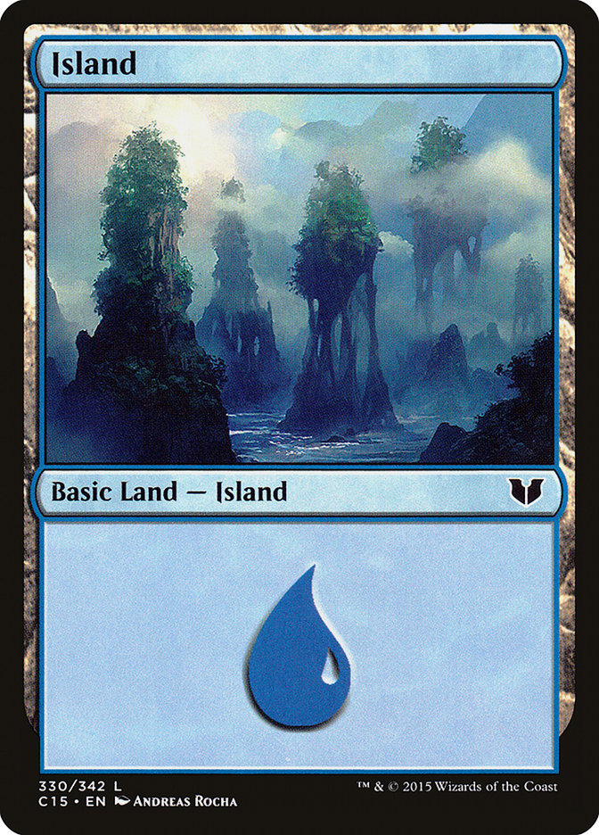Island (330) [Commander 2015] | Red Riot Games CA