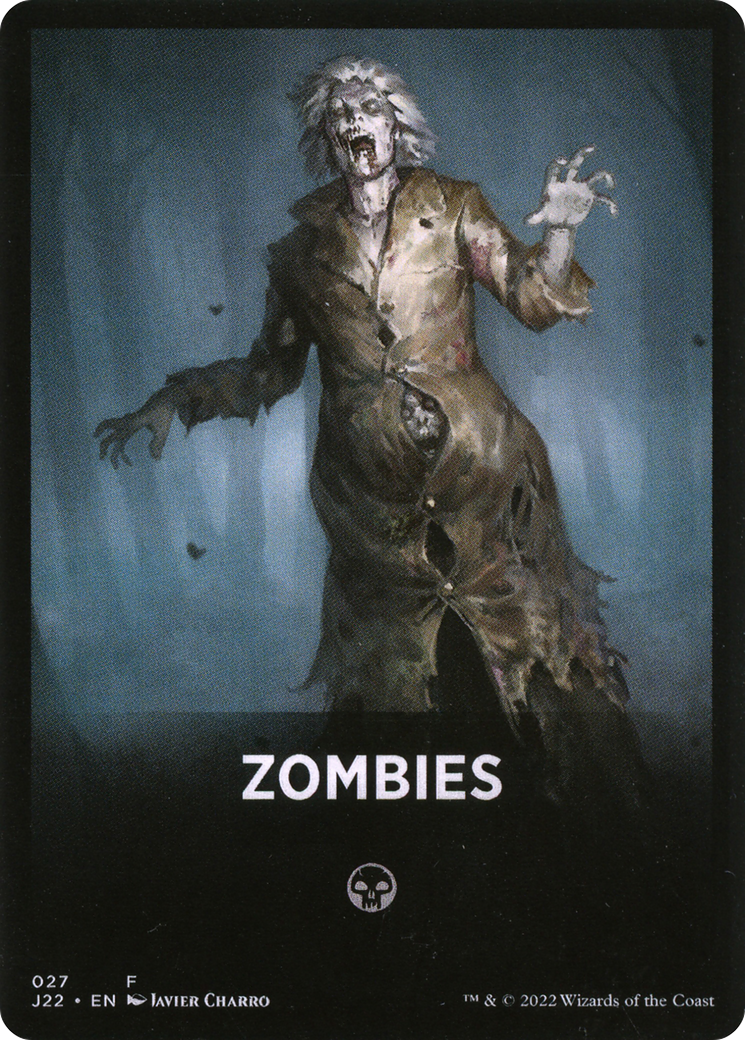 Zombies Theme Card [Jumpstart 2022 Front Cards] | Red Riot Games CA