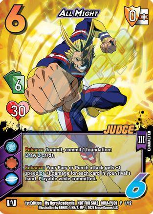 All Might (Judge) [Promo Cards]