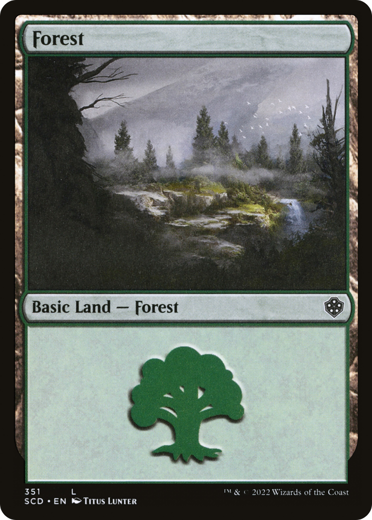 Forest (351) [Starter Commander Decks] | Red Riot Games CA
