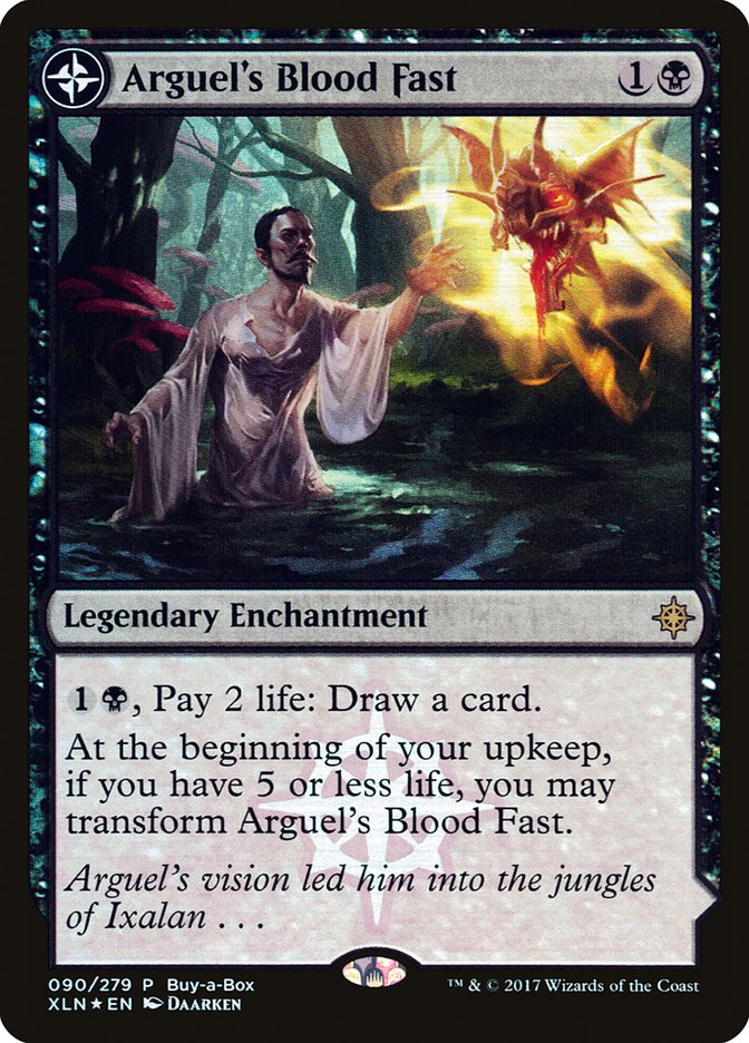 Arguel's Blood Fast // Temple of Aclazotz (Buy-A-Box) [Ixalan Treasure Chest] | Red Riot Games CA