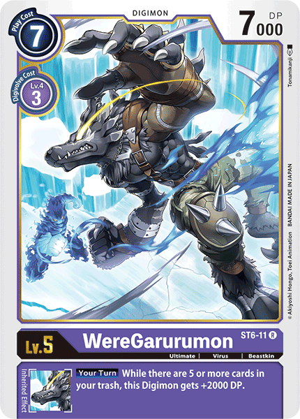 WereGarurumon [ST6-11] [Starter Deck: Venomous Violet] | Red Riot Games CA