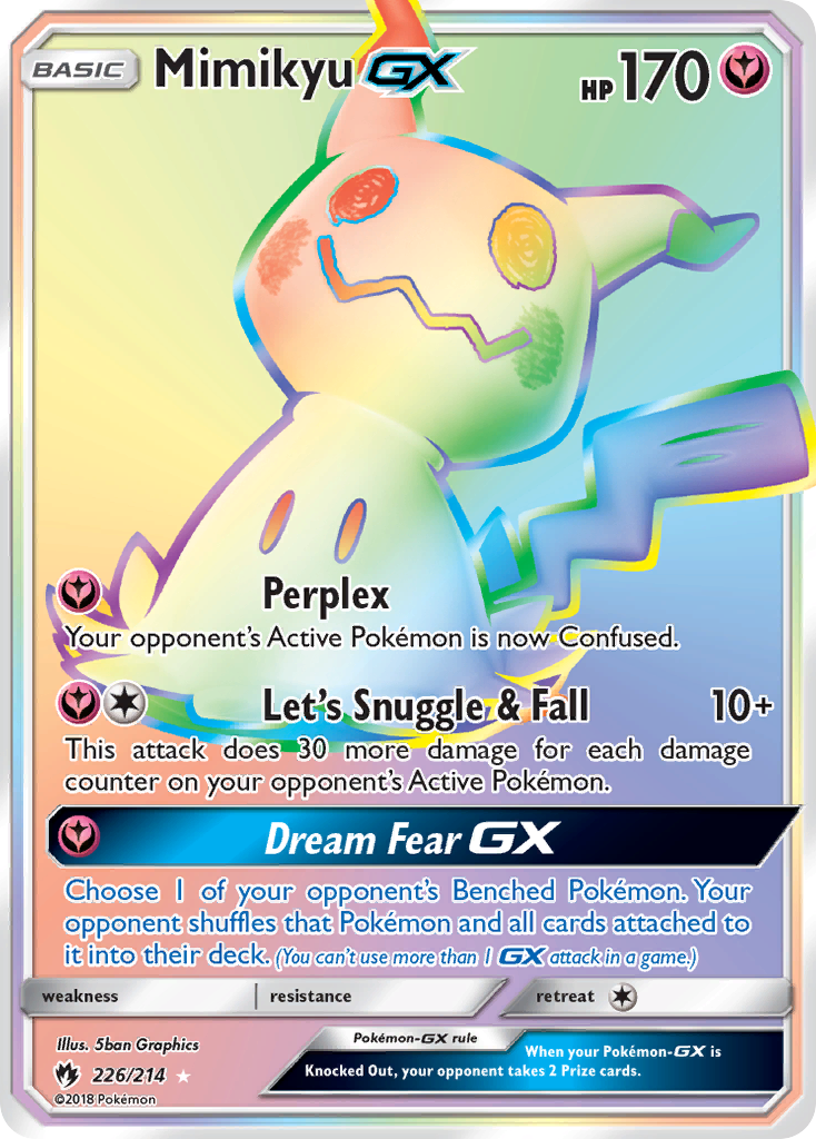 Mimikyu GX (226/214) [Sun & Moon: Lost Thunder] | Red Riot Games CA