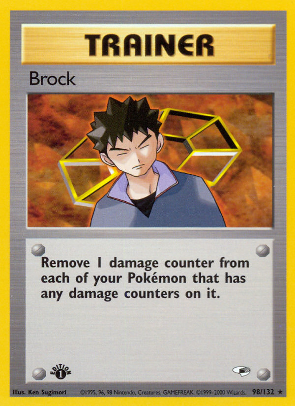 Brock (98/132) [Gym Heroes 1st Edition] | Red Riot Games CA
