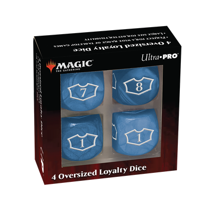 Ultra PRO: Loyalty Dice Set - 22MM Deluxe with 7-12 (Island)