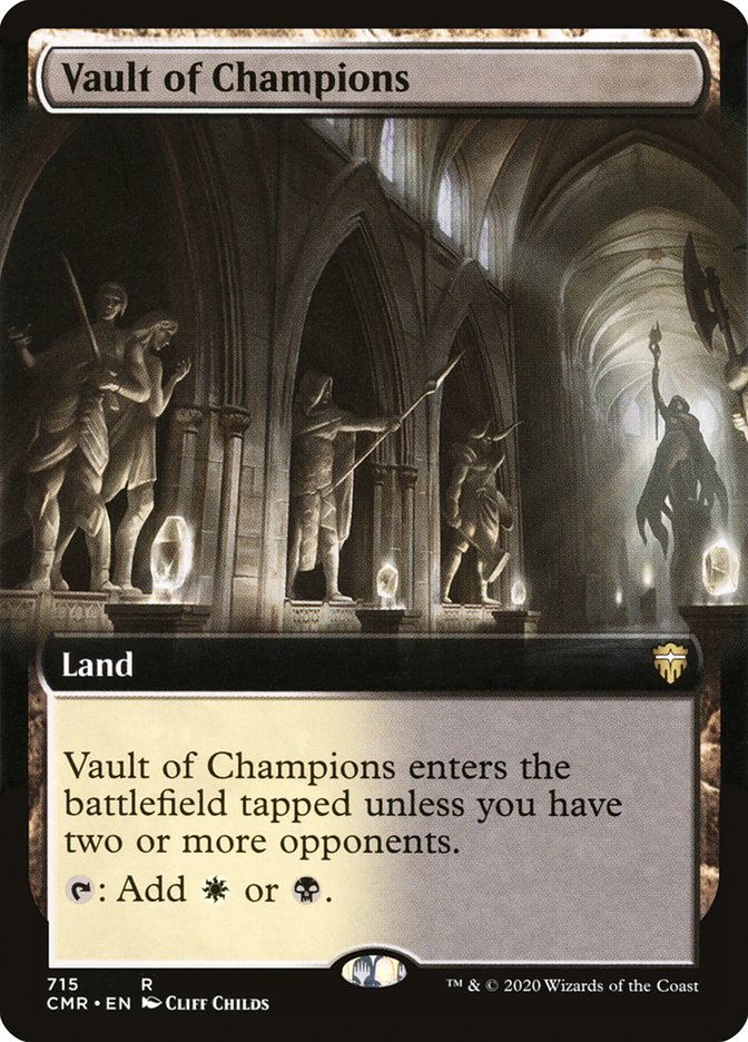 Vault of Champions (Extended Art) [Commander Legends] | Red Riot Games CA