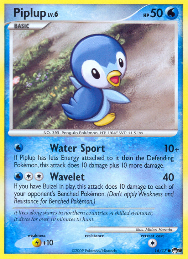 Piplup (16/17) [POP Series 9] | Red Riot Games CA