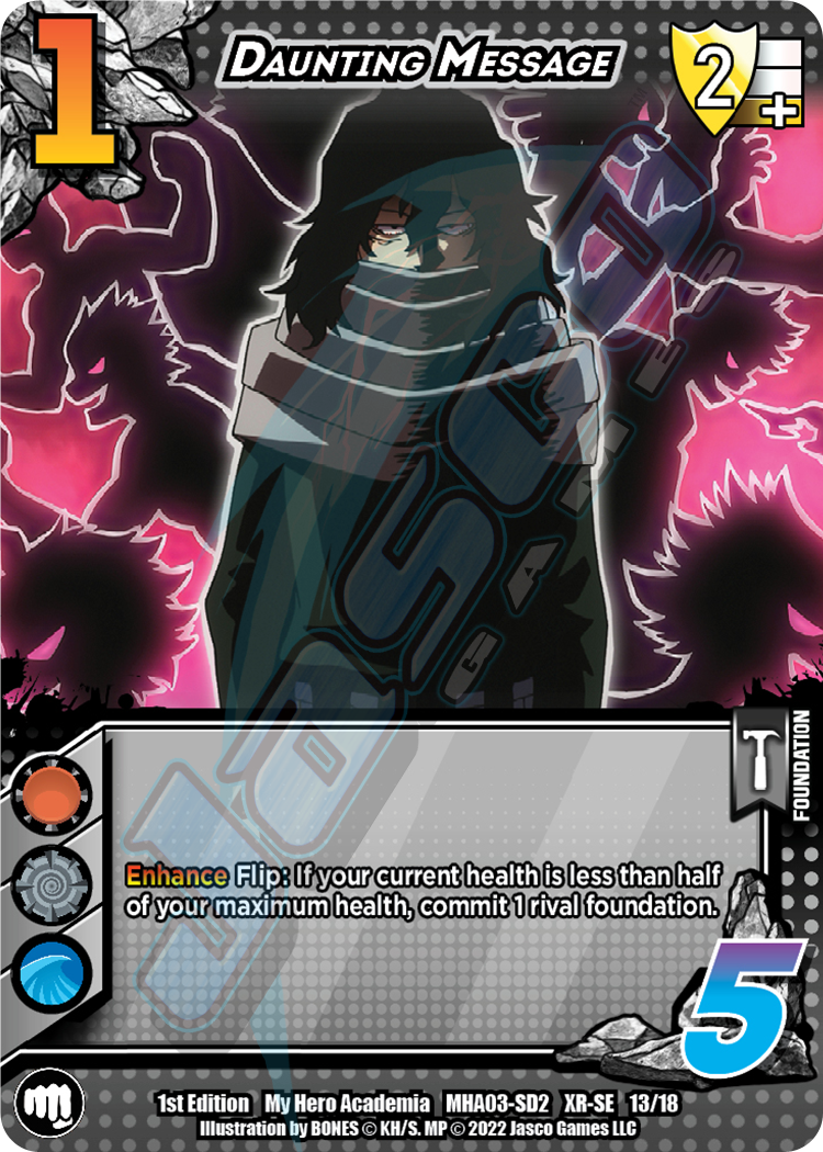 Daunting Message (XR) [Heroes Clash]