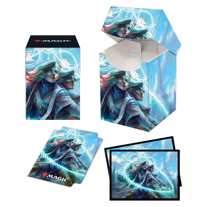 Ultra PRO: 100+ Deck Box / 100ct Sleeves - Commander 2021 (Quadrix)