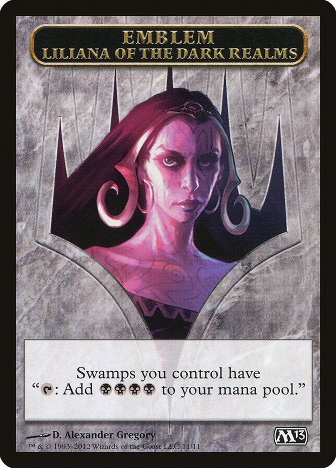 Liliana of the Dark Realms Emblem [Magic 2013 Tokens] | Red Riot Games CA