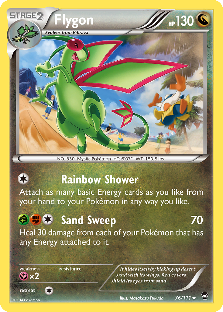 Flygon (76/111) [XY: Furious Fists] | Red Riot Games CA