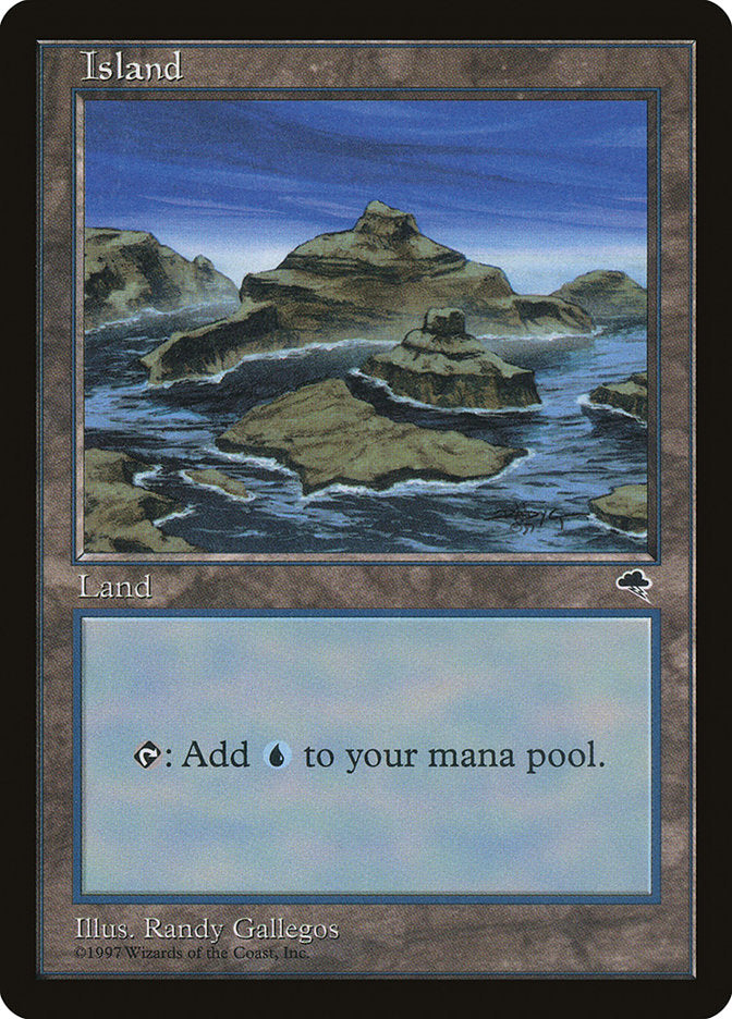 Island (Signature on Right / Blue Sky) [Tempest] | Red Riot Games CA