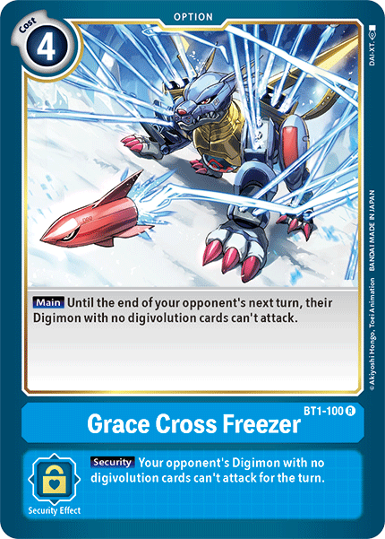 Grace Cross Freezer [BT1-100] [Release Special Booster Ver.1.5] | Red Riot Games CA