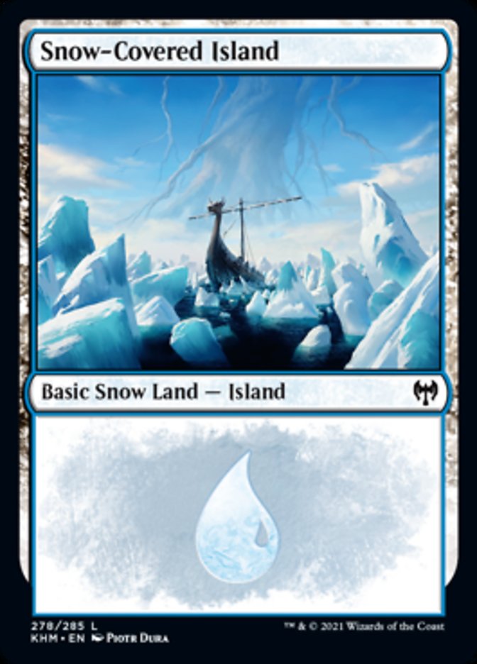 Snow-Covered Island (278) [Kaldheim] | Red Riot Games CA