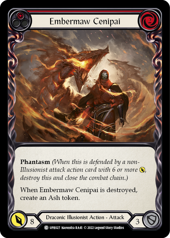 Embermaw Cenipai (Red) [UPR027] (Uprising)  Rainbow Foil | Red Riot Games CA