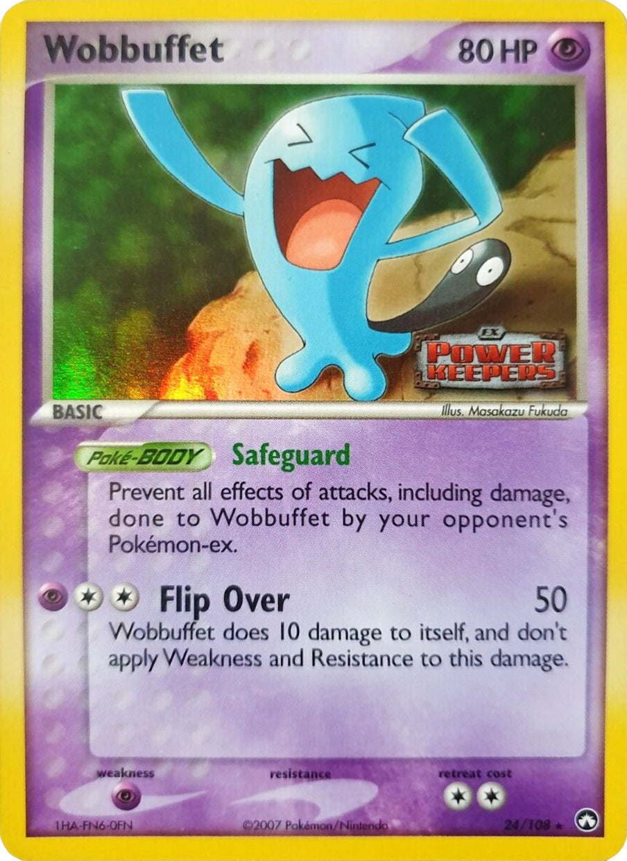 Wobbuffet (24/108) (Stamped) [EX: Power Keepers] | Red Riot Games CA