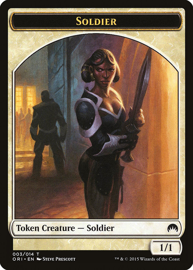 Soldier Token [Magic Origins Tokens] | Red Riot Games CA