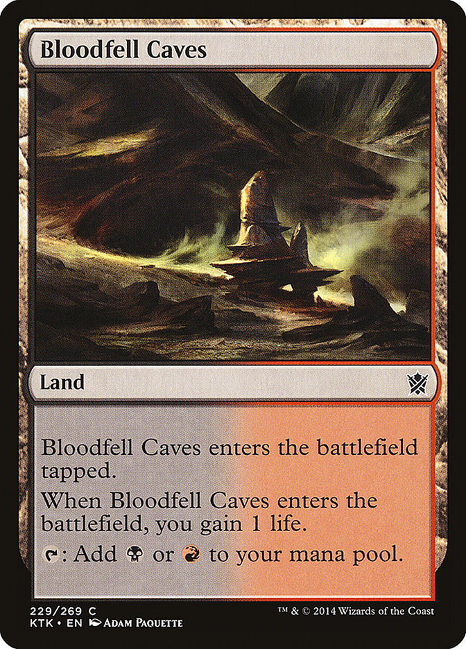 Bloodfell Caves [Khans of Tarkir] | Red Riot Games CA
