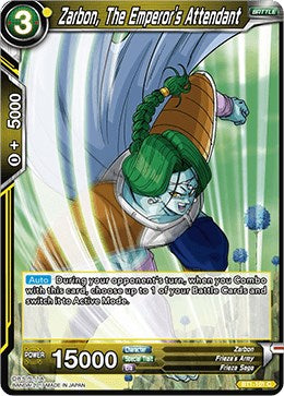 Zarbon, The Emperor's Attendant (BT1-101) [Galactic Battle] | Red Riot Games CA