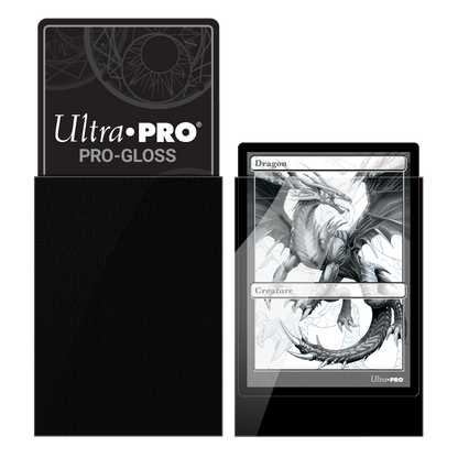 Ultra PRO: Standard 100ct Sleeves - PRO-Gloss (Black)